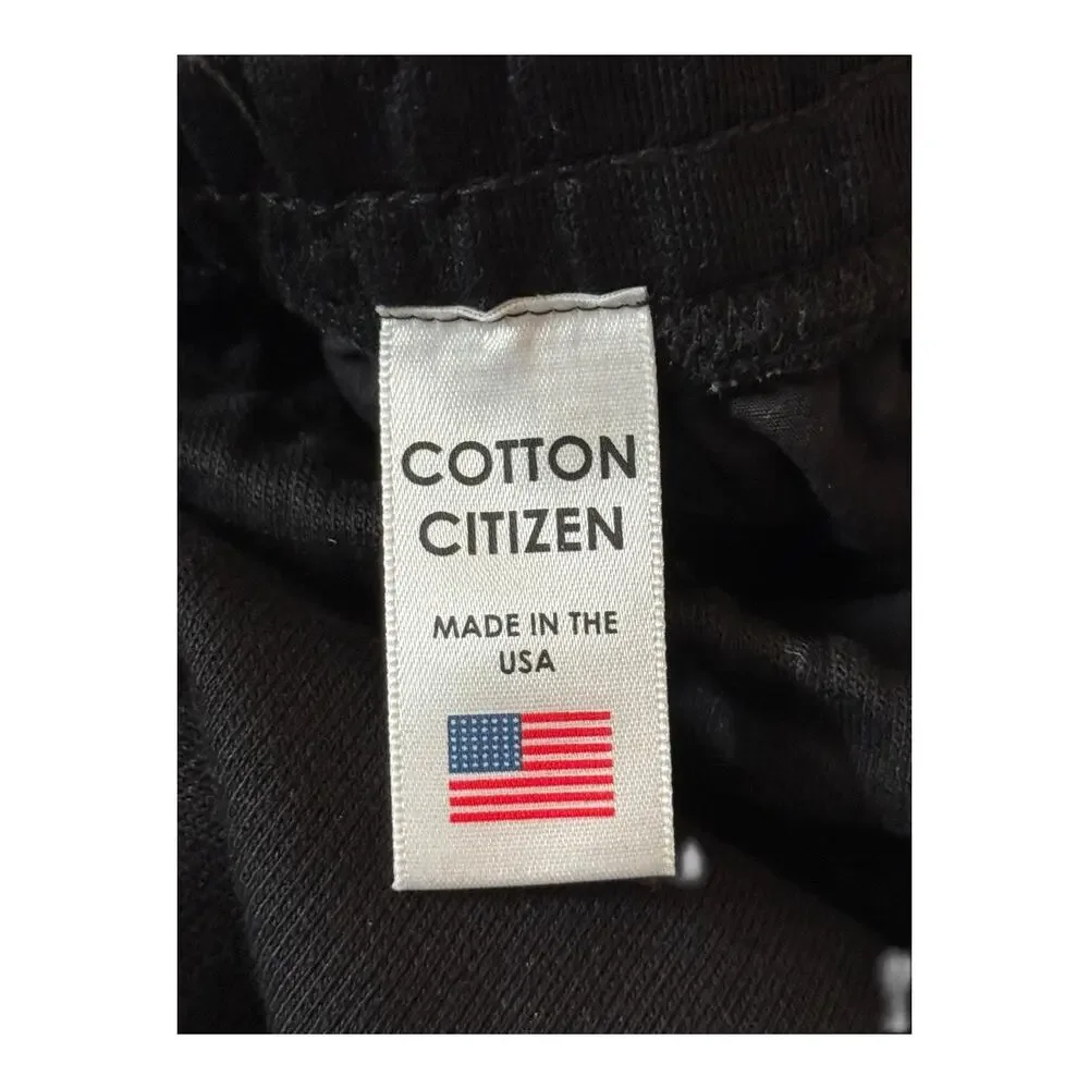 Cotton Citizen Milan zip hem jogger pants black size Small S - Picture 7 of 8